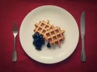 Американские вафли на кефире