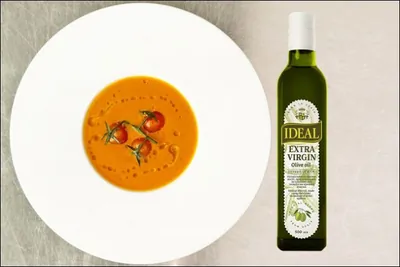 Суп из печеных помидоров