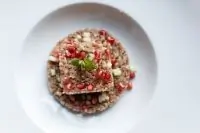 Полба с огурцом и гранатом от Фёдора Верина