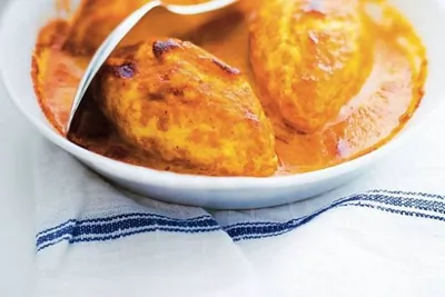 Кнели из щуки с соусом нантюа