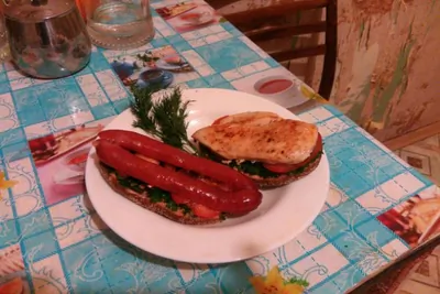 Студенческий бутерброд с куриной грудкой