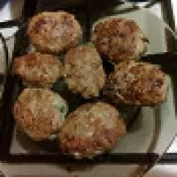 Котлеты из баранины и свиного фарша с болгарским перцем