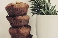 Цельнозерновые маффины с изюмом и грецкими орехами (без сахара и без яиц)