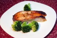 Семга в горчично-медовом соусе