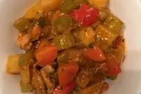 Рагу с курицей и овощами