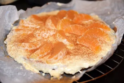 Сладкий пирог с мандаринами