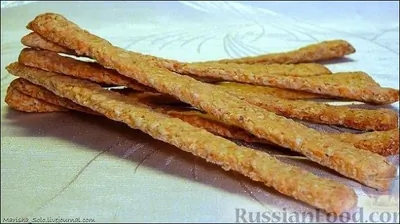 Овсяные палочки с сыром