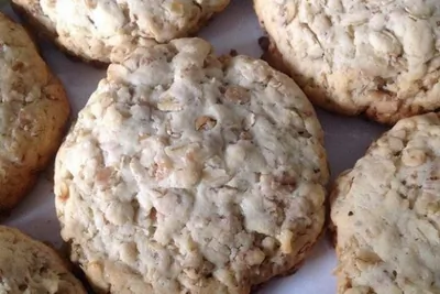 Медовое овсяное печенье