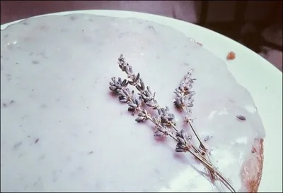 Лавандовый кекс