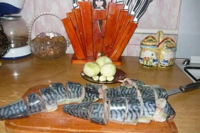 Маринованная скумбрия
