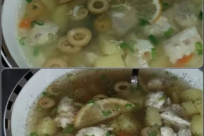 Рыбный суп из сибаса