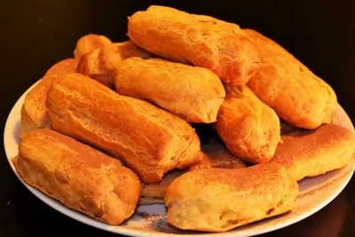 Эклеры с шоколадно-сливочным сыром