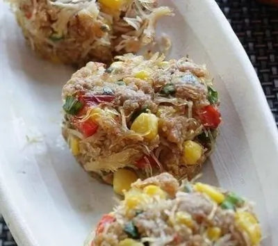 Биточки из крабового мяса