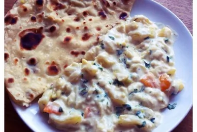 Кабачки в сырно-сливочном соусе