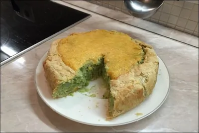 Пирог с картофелем и брокколи от Джейми Оливера