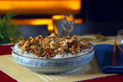 Сычуанская лапша «Мапo тофу»