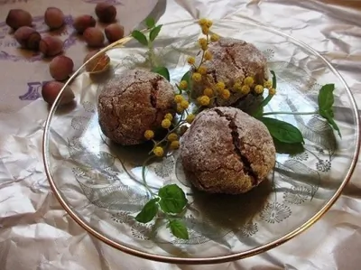 Ореховое печенье с кардамоном без муки