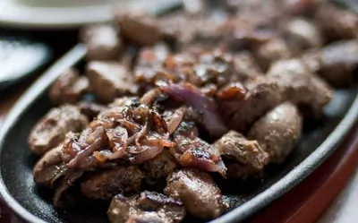 Желудки куриные тушеные в мультиварке