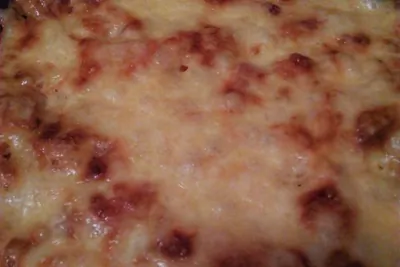 Картофельная запеканка с креветками