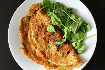 Нутовый омлет