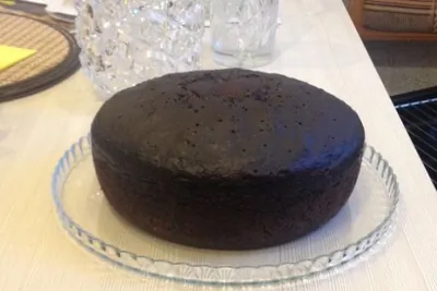 Пышный шоколадный бисквит в мультиварке