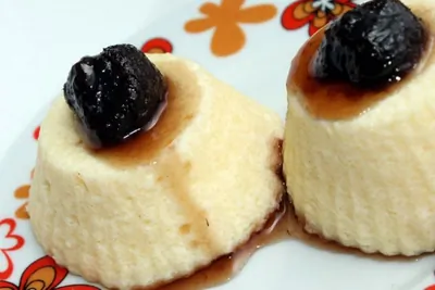 Пудинг из творога в микроволновке