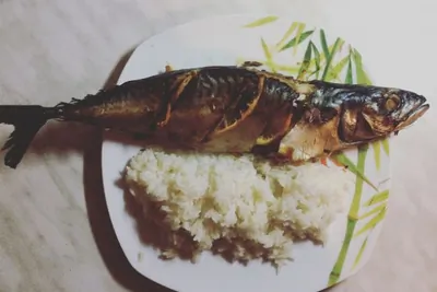 Скумбрия запеченная в рукаве