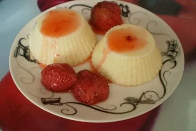 Творожные маффины с ягодным сиропом