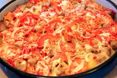 Картошка со свининой с экзотическими нотками