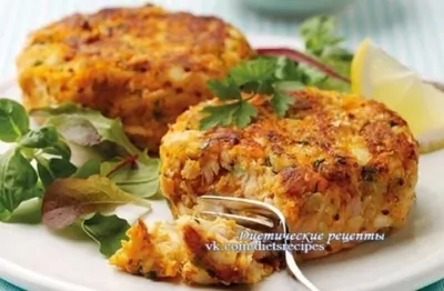 Рыбные котлеты с морковью