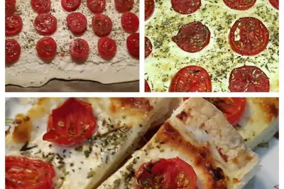 Тарт с помидорами и сливочным сыром