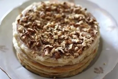 Торт на сковороде за полчаса