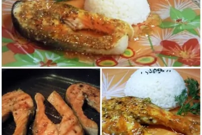 Форель в карамели