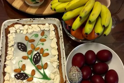 Польский пасхальный пирог мазурек