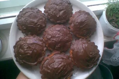 Кофейные кексы с изюмом