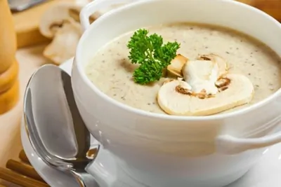Суп крем из шампиньонов.