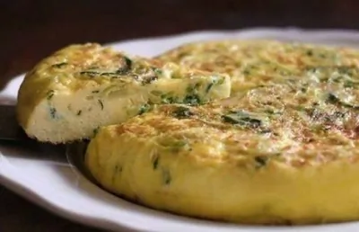 Испанский омлет с кабачком