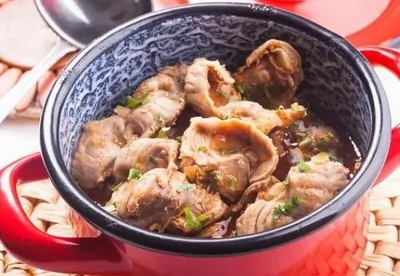 Куриные желудки тушеные с медом