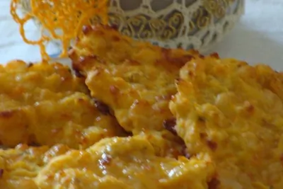 Овсяно-кукурузная лепешка с сыром