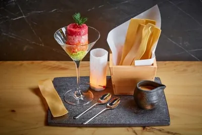 Три рыбных тартара