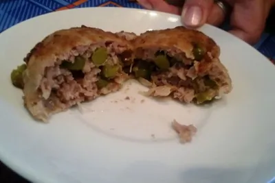 Котлеты с консервированным гороршком