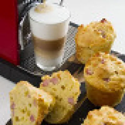 Маффины с ветчиной и сыром