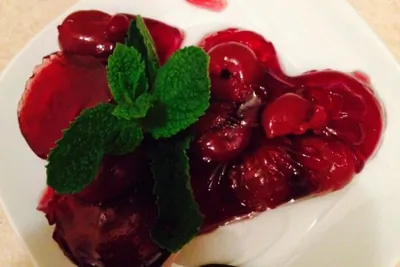 Вишневое желе