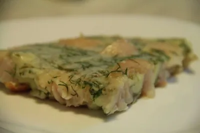 Рыбный омлет
