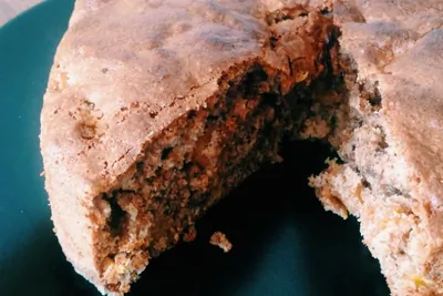 Пирог «Мазурка» с изюмом и грецким орехом