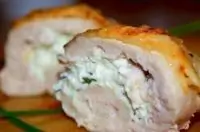 Куриные рулеты с сыром фета