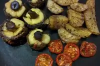 Шампиньоны с сыром в духовке