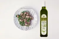 Жареные кальмары с петрушкой и лимоном