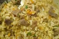 Перловая каша с говядиной