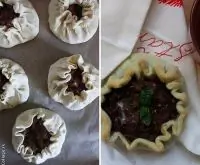 Слоеные лобиани с адыгейским сыром